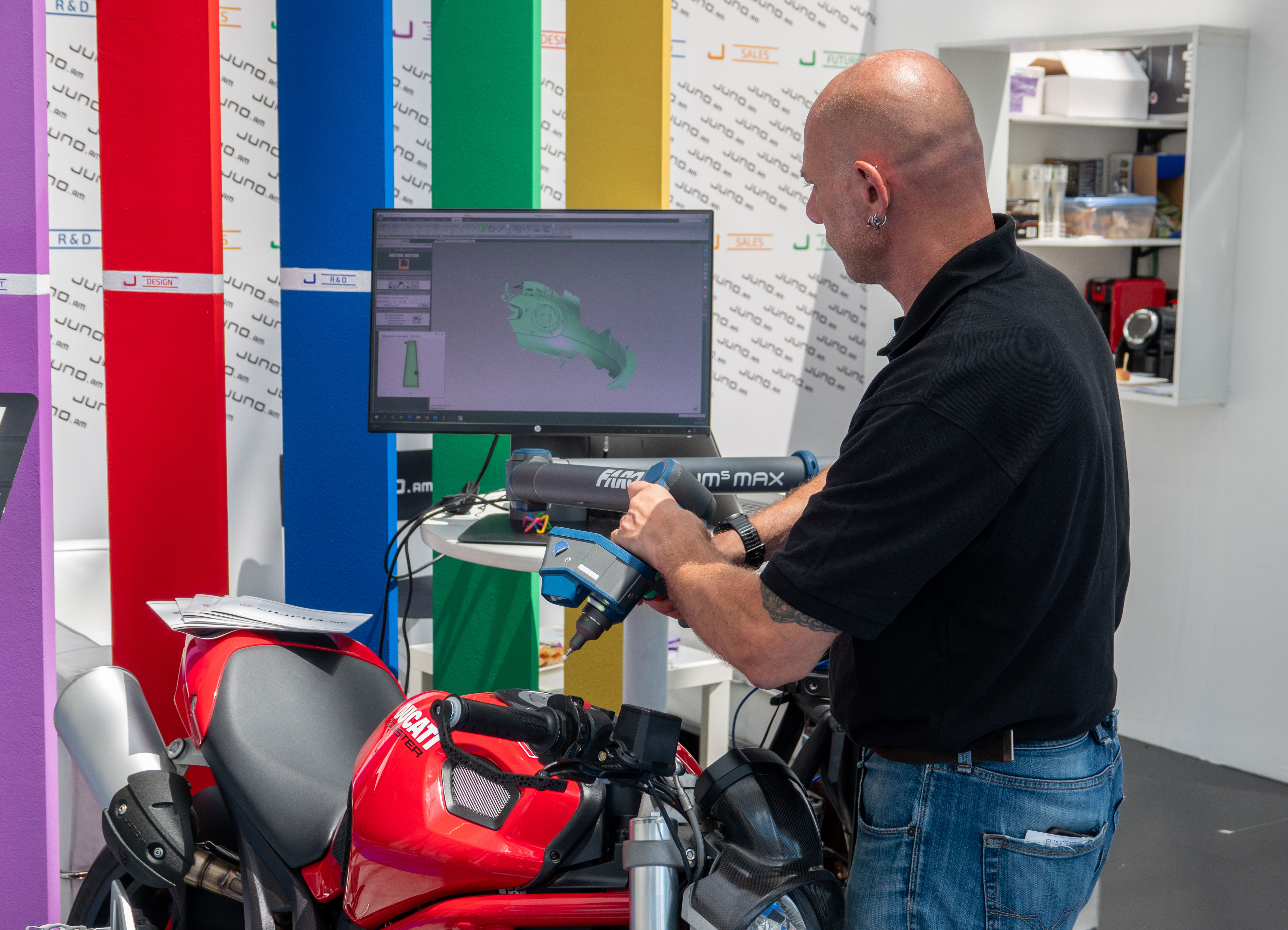 3D Scanning - Ducati Monster Scan