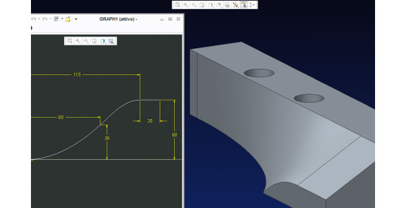 Processing with parametric Cad
